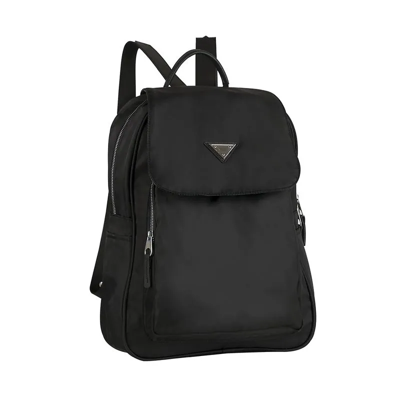 Mochila para Notebook Teen Semax Style Casual Preta com Tampa