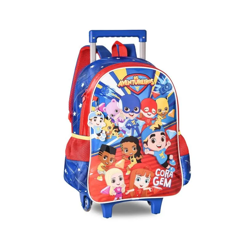 Mochila Com Rodinha Os Aventureiros - Clio