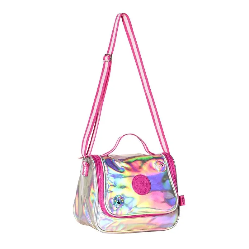 Lancheira Térmica Infantil Clio Style Luluca Holográfica 9"