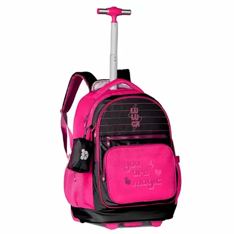 Mochila De Rodinha 2 Em 1 Luluca Magic Clio Style