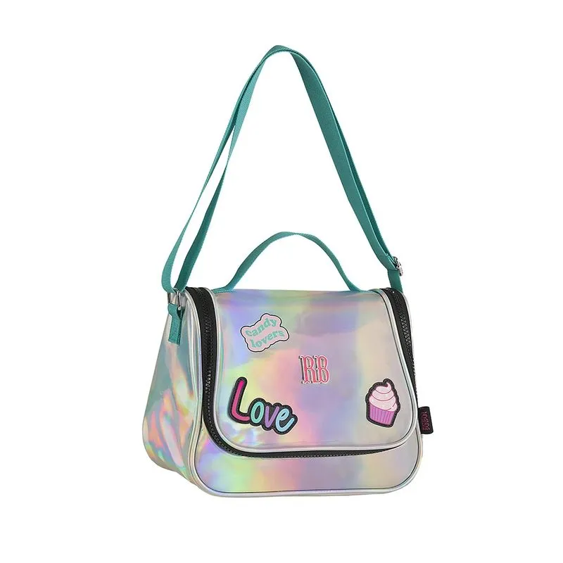 Lancheira Teen Clio Style Rebecca Bonbon Holográfica 9"