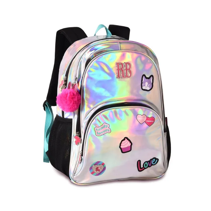Mochila Holográfica Rebecca Bonbon RB2485 - Clio Style
