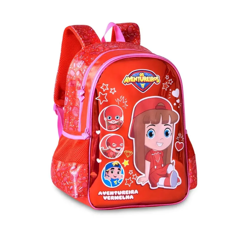 Mochila GI Aventureira AV24035J Vermelha - Clio