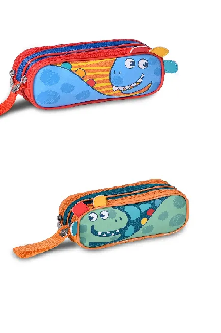 Estojo Duplo - Dinossauro Infantil - Clio