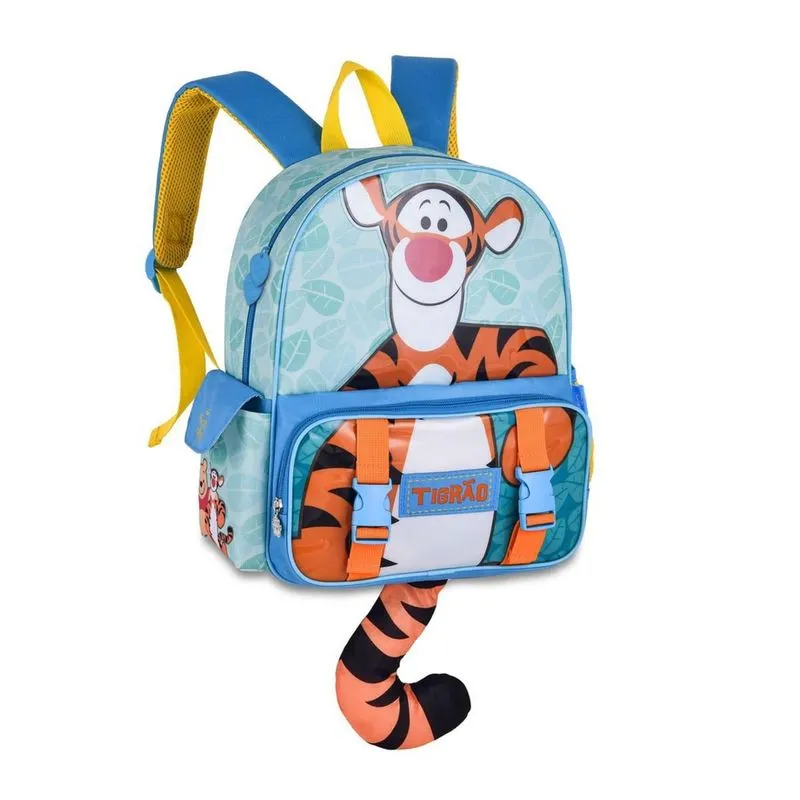 Mochila Tigrão Bolsa Escolar Infantil Coleção Ursinho Pooh