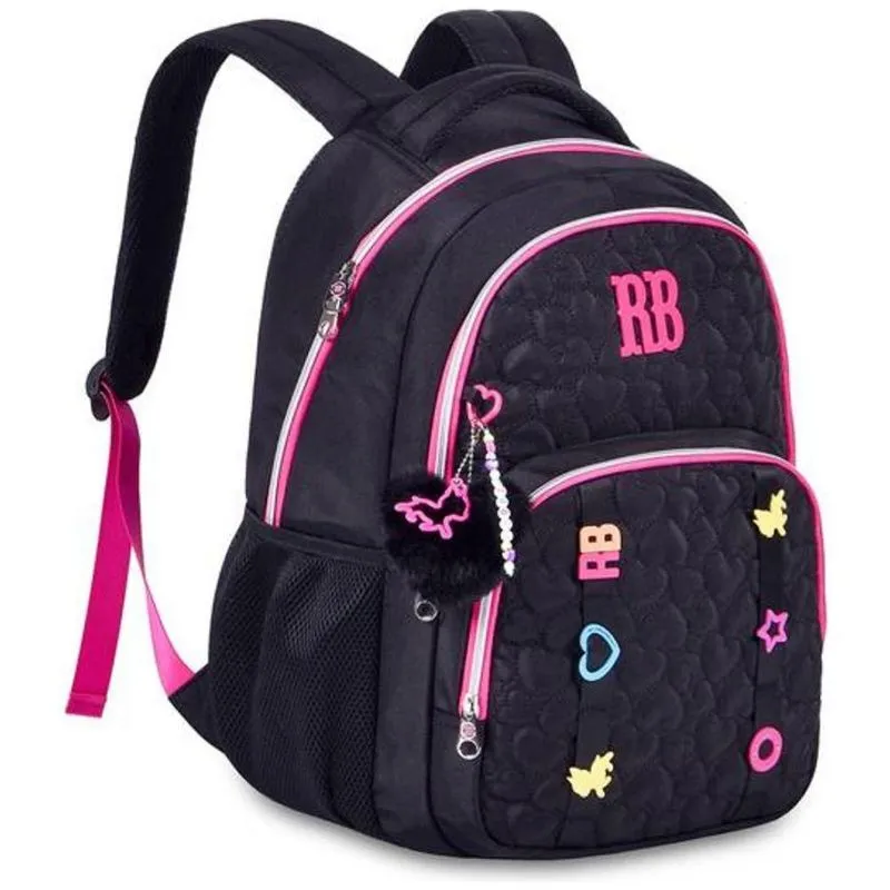 Mochila De Costas Casual Escolar Chaveiro Rebecca Bonbon