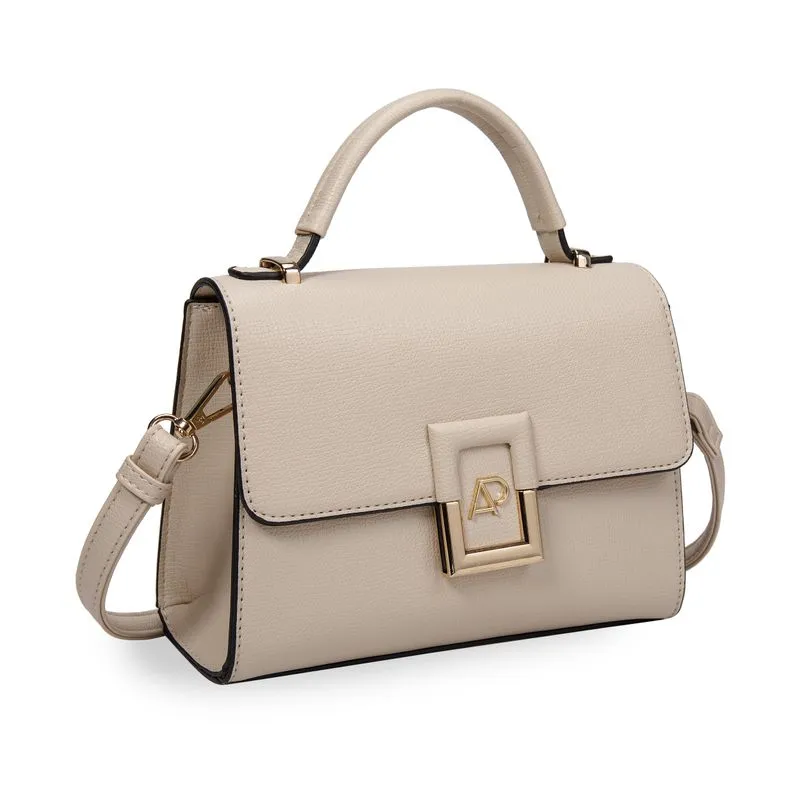Bolsa Tiracolo Tote Alice Palucci Feminina Off White UNICO