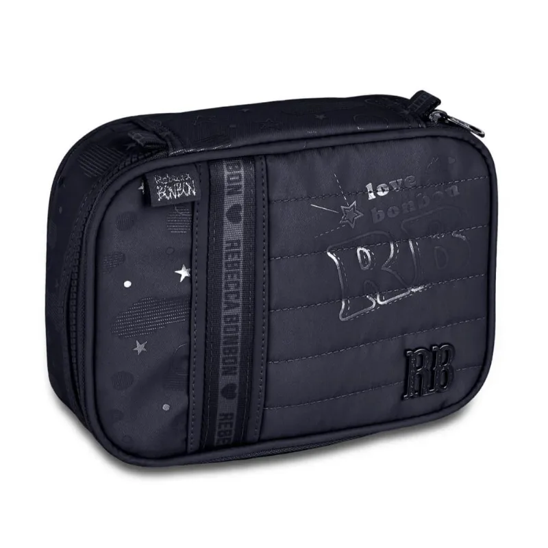 Estojo Box Rebecca Bonbon RB24591 Preto - Clio