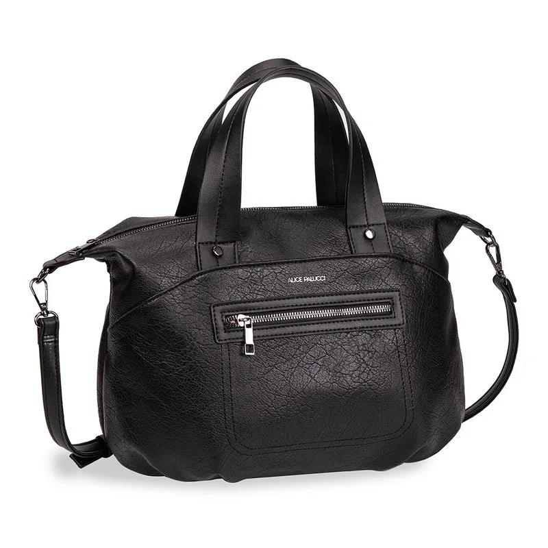 Bolsa Transversal Alice Palucci Feminina Preta UNICO