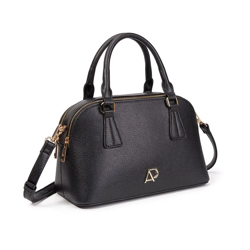 Bolsa Tote Transversal Estruturada Alice Palucci Feminina Preta UNICO