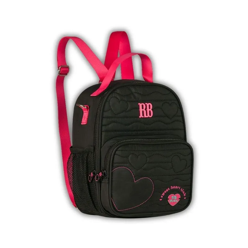 Mochila P Rebecca Bonbon Bolsa Térmica Passeio Creche Preta