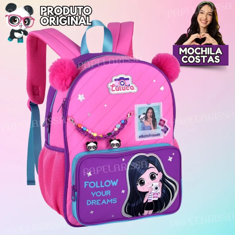 Mochila Costas - Luluca Pompom - Up Importação