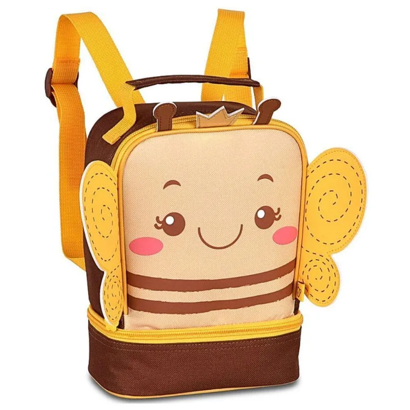 Lancheira Térmica Infantil Clio Abelhinha 9l Kit Abelhinha E Borboleta Amarelo