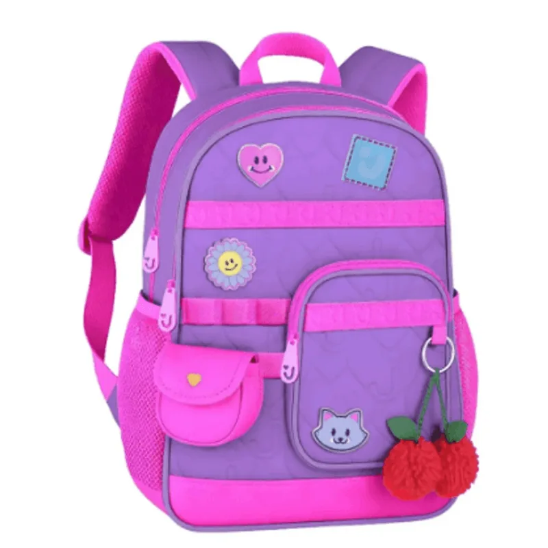 Mochila Escolar Juju Rosa - Clio