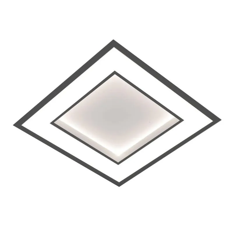 Luminaria Embutido Preto New Chess Led 25,2w 3000k 501led
