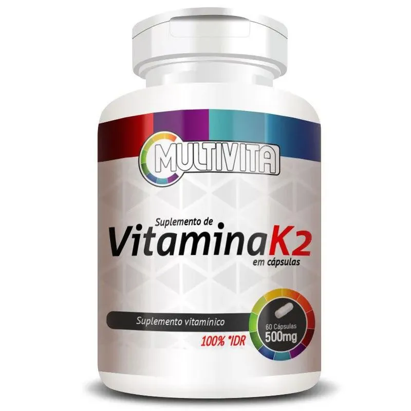 Vitamina K2 - 60 Cápsulas De 500mg
