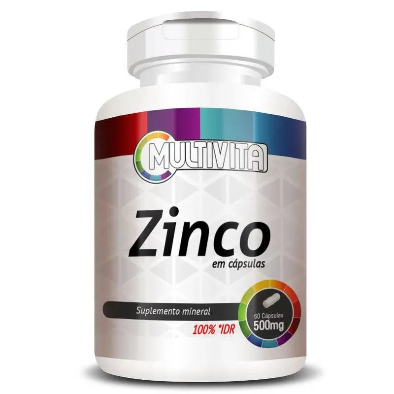 Zinco Em Cápsulas 500mg | Reforça Imunidade