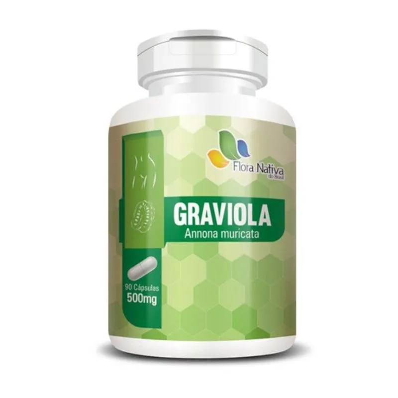 Graviola Annona Muricata 500mg 60 Flora Nativa - Mentol