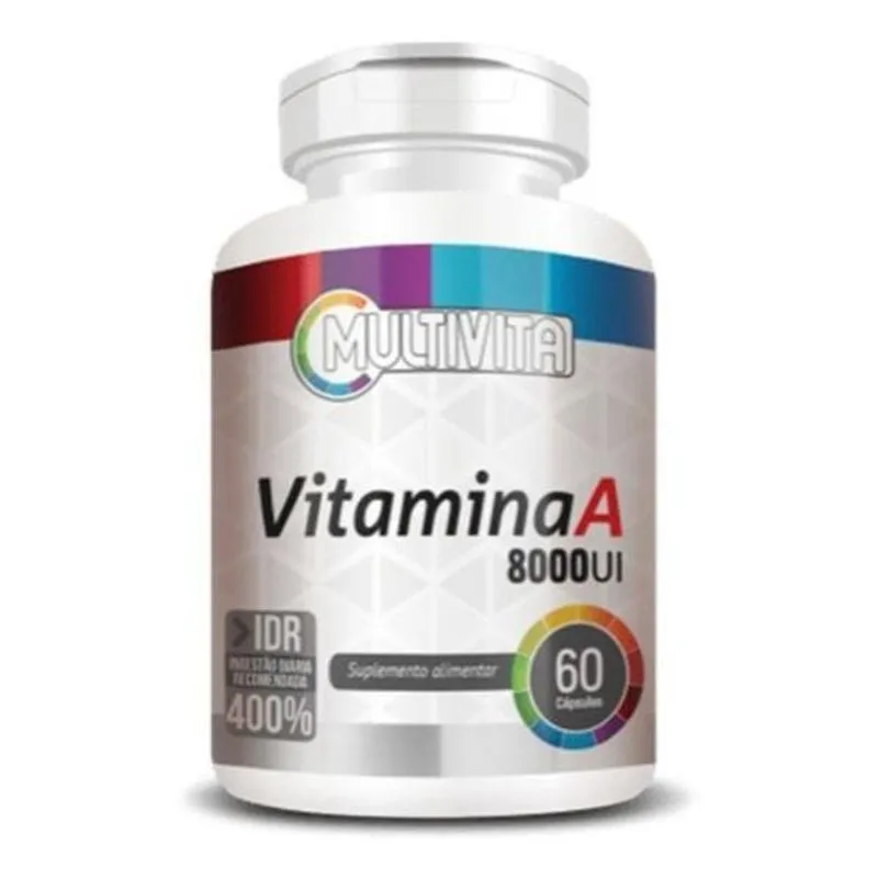 Vitamina A 8000ui 60 Capsulas - Flora Nativa