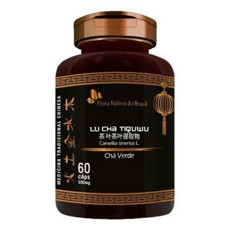 Chá Verde 100% Natural 60 Capsulas 500mg