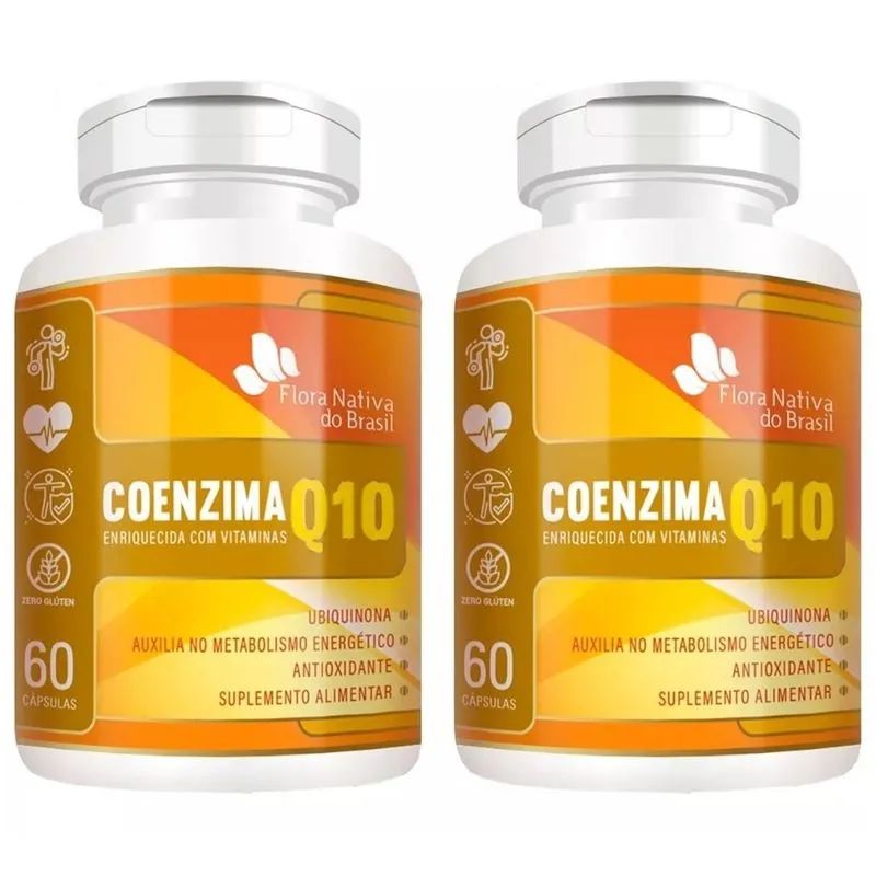 2 Coenzima + Vitamina B12 + Vitamina C + Niacina + Vitamina B6 60 Cápsulas Flora Nativa