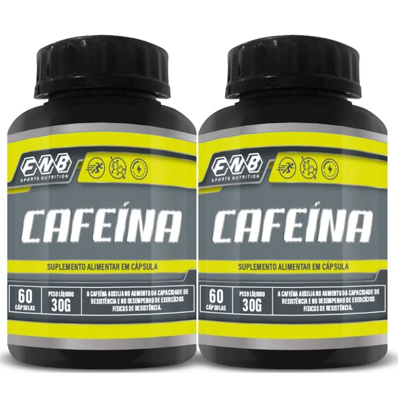 2x Fnb Cafeina Pura 400mg 120 Cápsulas - Flora nativa do Brasil