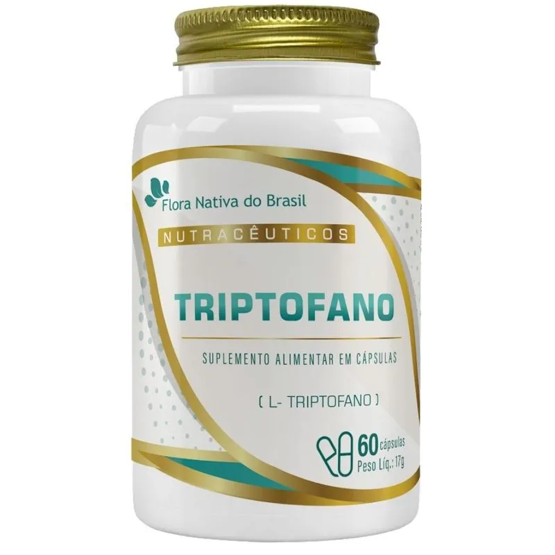 Triptofano 860mg 60 Cápsulas - Flora Nativa