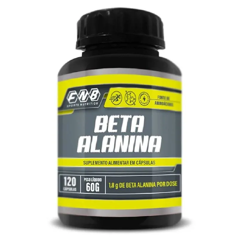 Beta Alanina 100% Pura 120 Cápsulas 1600mg Dose - Flora Nativa do Brasil