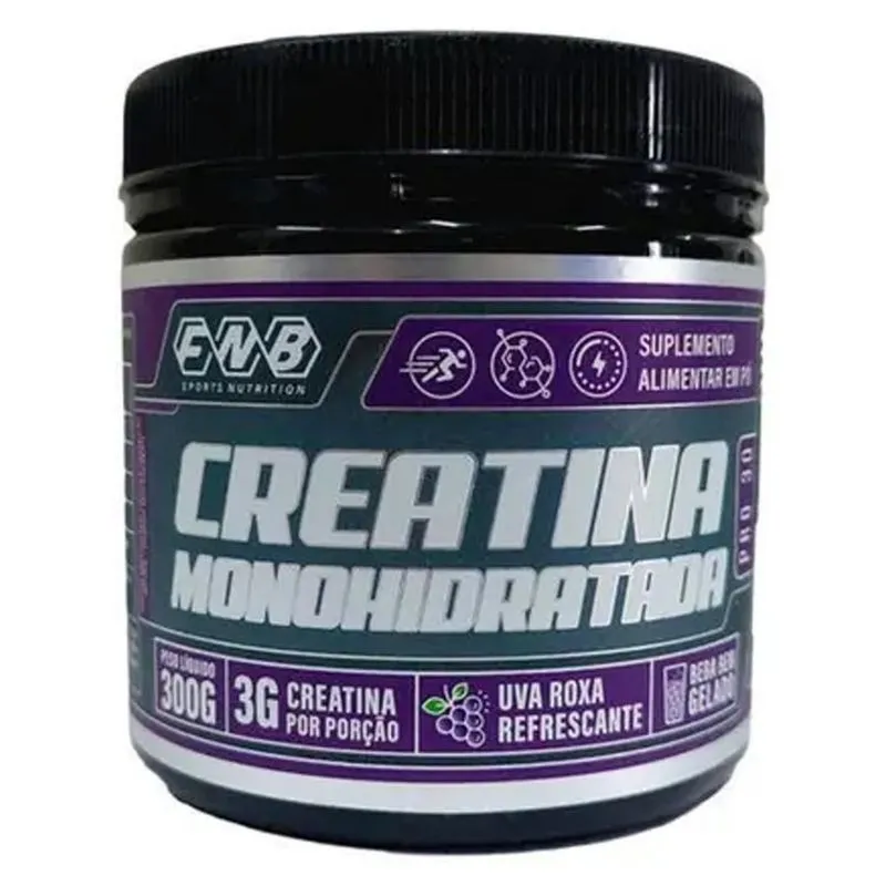 Creatina Monohidratada em Pó Uva 300g fnb