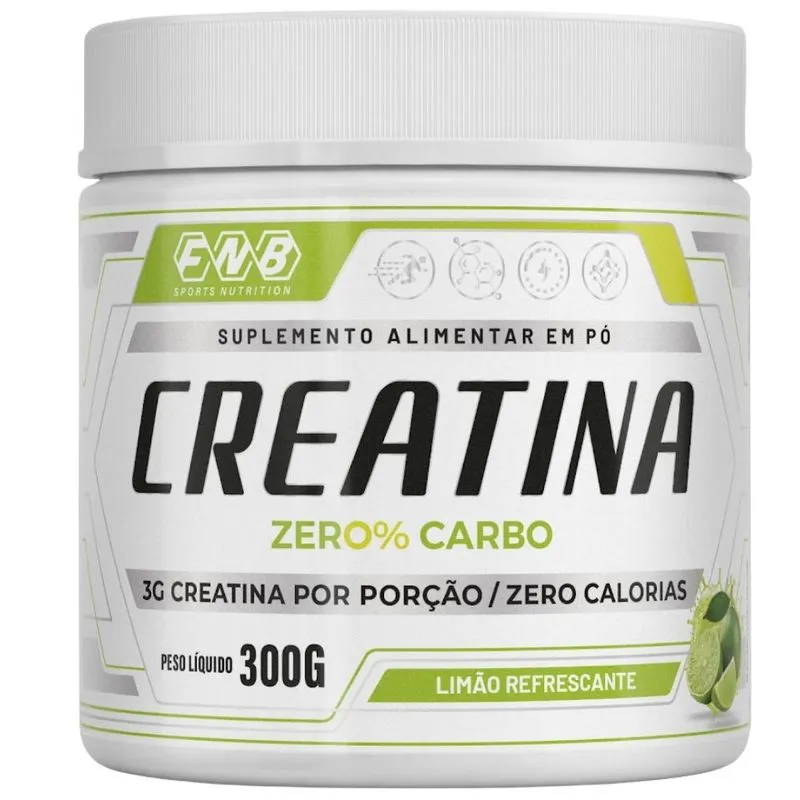 Creatina Zero Carbo - 300g - FNB Sports - Limão