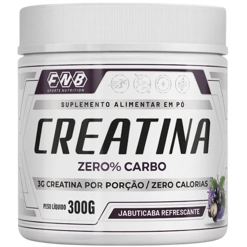 Creatina Zero Carbo - 300g - FNB Sports - Jabuticaba