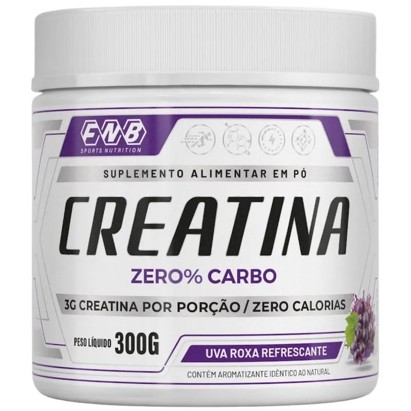 Creatina Zero Carbo - 300g - FNB Sports - Uva