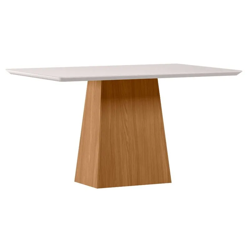 Mesa De Jantar Barbara 135x90cm Ype Off White New Ceval