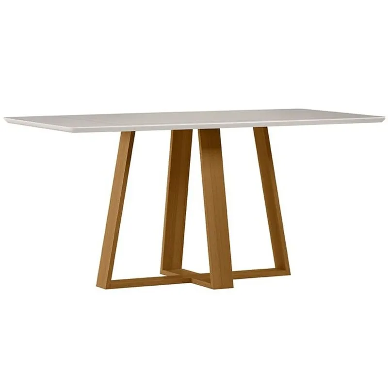 Mesa De Jantar Lectus 170x90cm Ype Off White New Ceval