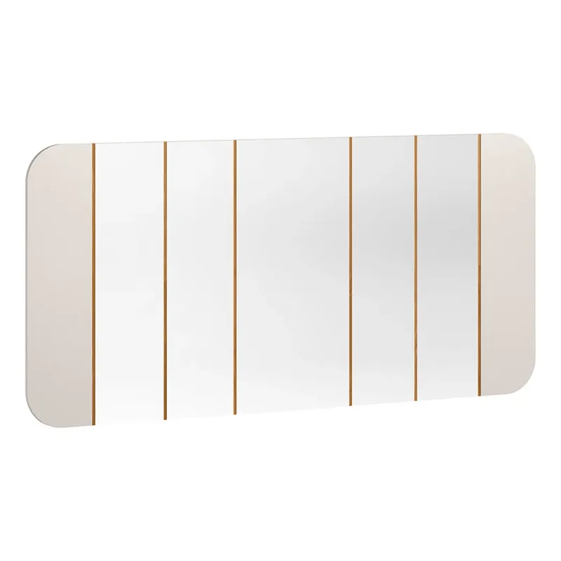 Espelho New Ceval Serena OffWhite/Ypê com Led ESPELHO NEW CEVAL SERENA C/LED OFF/YPE