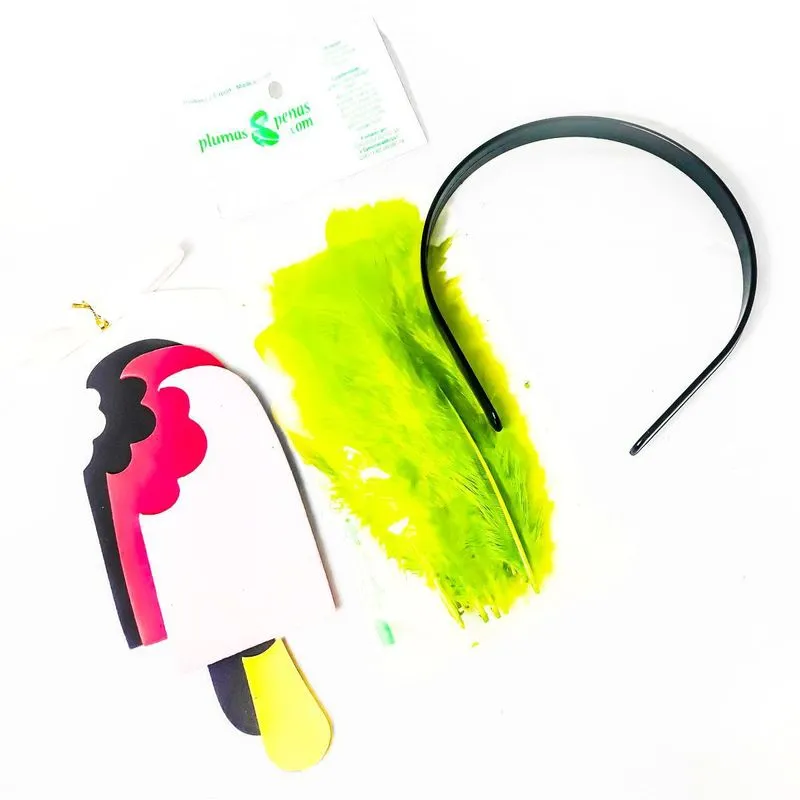Kit Tiara Picolé - Verde Limão