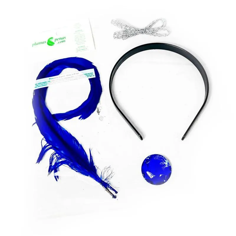 Kit Tiara Melindrosa - Azul Royal