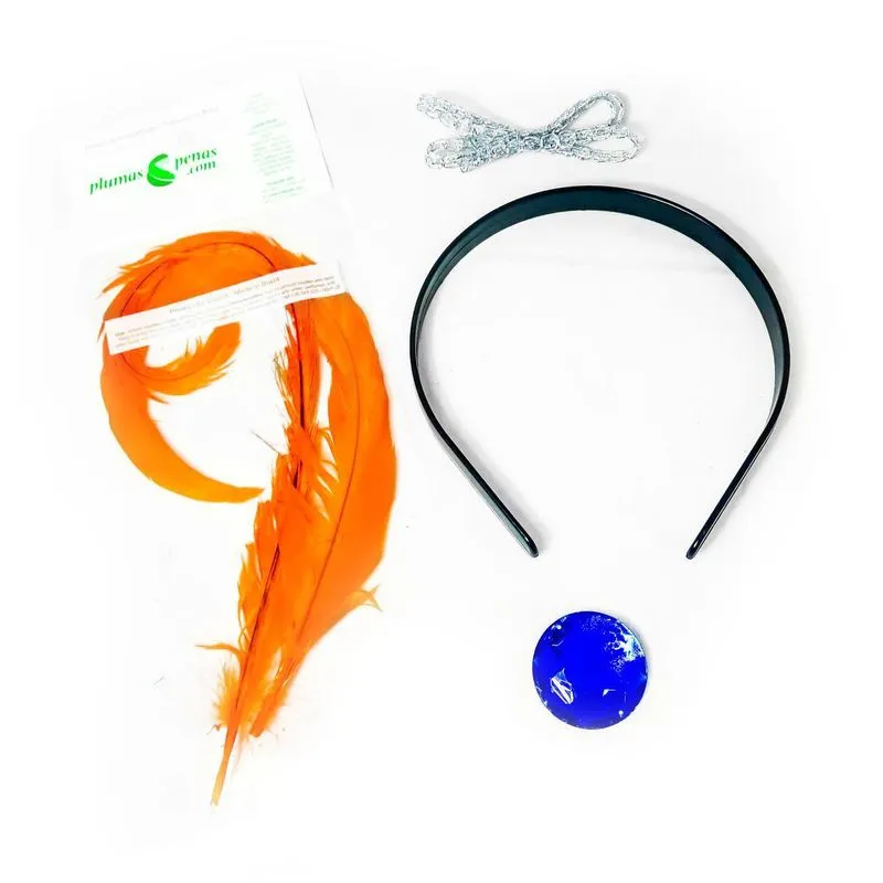 Kit Tiara Melindrosa -laranja
