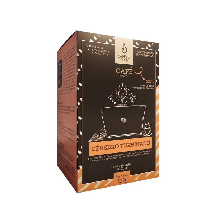 Sachê Café Cérebro Turbinado Santo Óleo