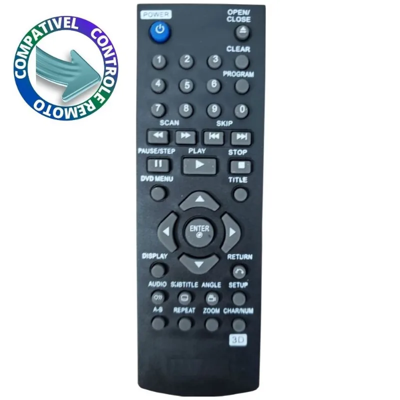 Controle Compatível DVD LG LE-7452