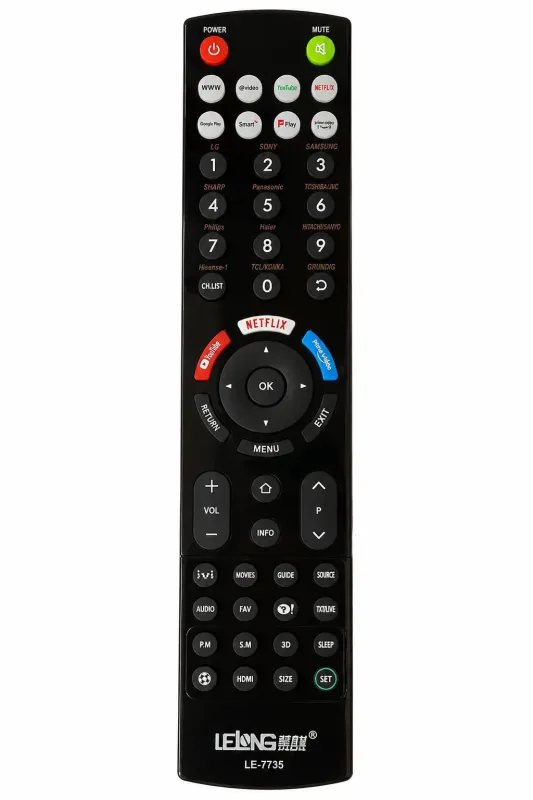 Controle Universal TV Lelong LE-7735 Smart