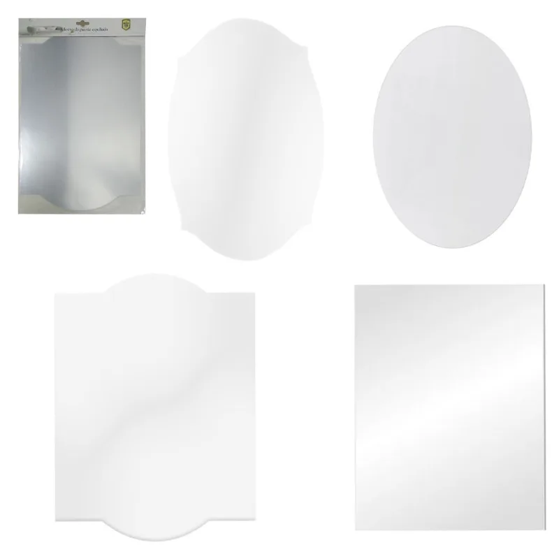 Espelho autoadesivo sortidos decorativo 60x40cm na solapa