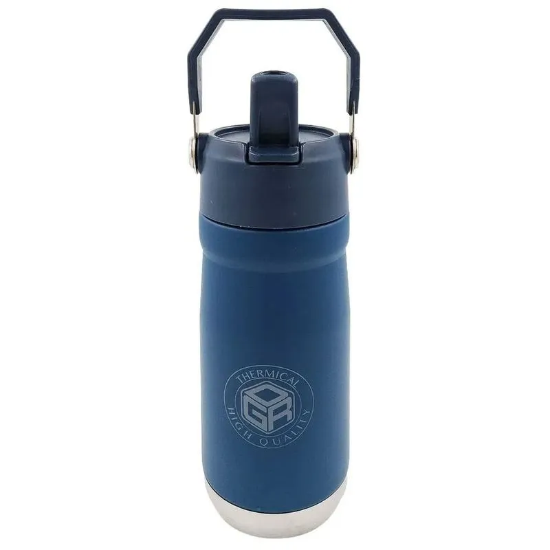 Garrafa De Inox Térmica Cores Sortidas Com Alça 530ml Golden Rio