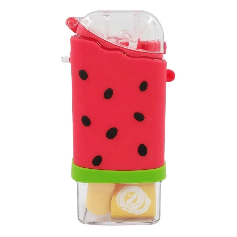 Garrafa Infantil 220ml C/Alça em Plástico Golden Rio-Vermelho