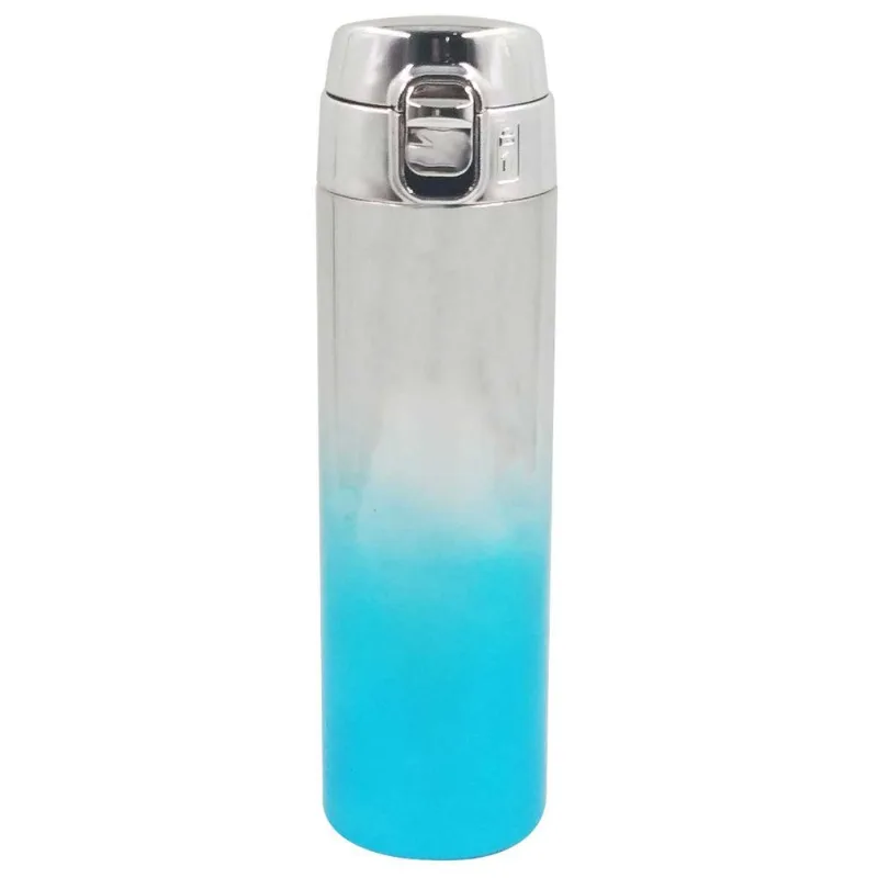 Garrafa Isotérmica Degradê 400ml em Aço Inox Golden Rio-Modelo 1 Prata