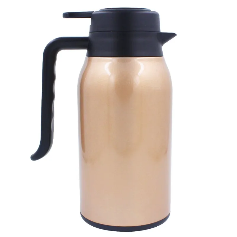 Garrafa Térmica C/ Termômetro 1000ml em Aço Inox Golden Rio-Rose