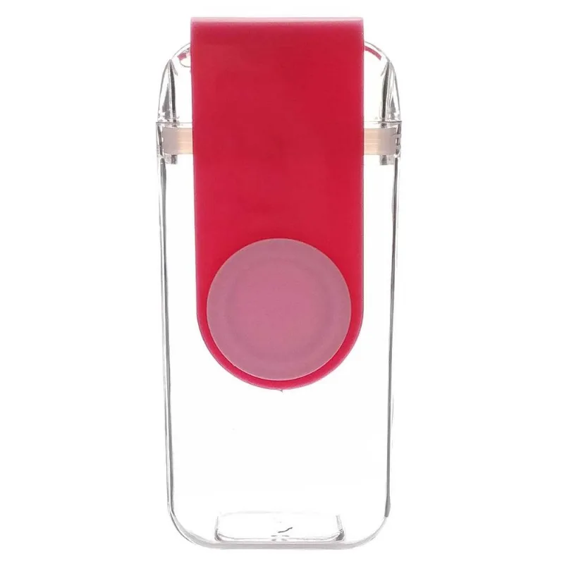 Garrafa C/ Alça + Canudo 300ml em Plástico Golden Rio-Vermelho