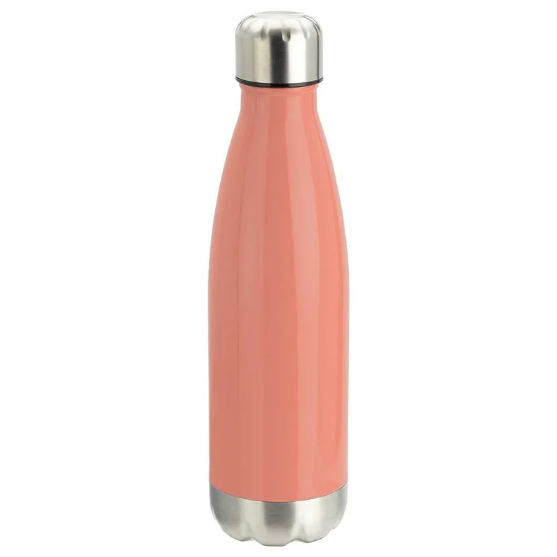 Garrafa Térmica 500ml em Aço Inox Golden Rio-Rosa