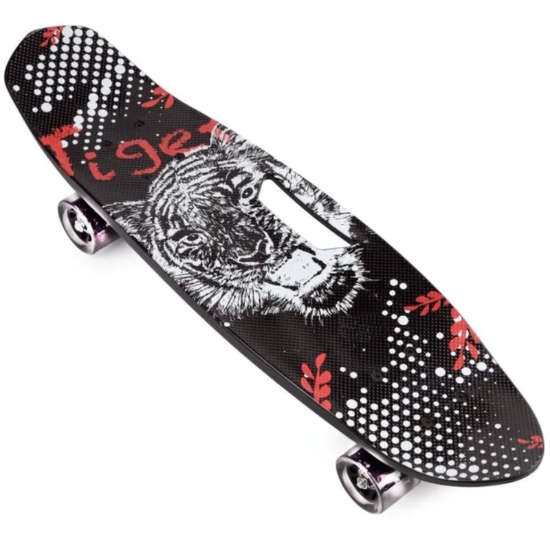 Skate Infantil com Rodas de LED - Golden Rio Toys UNICA