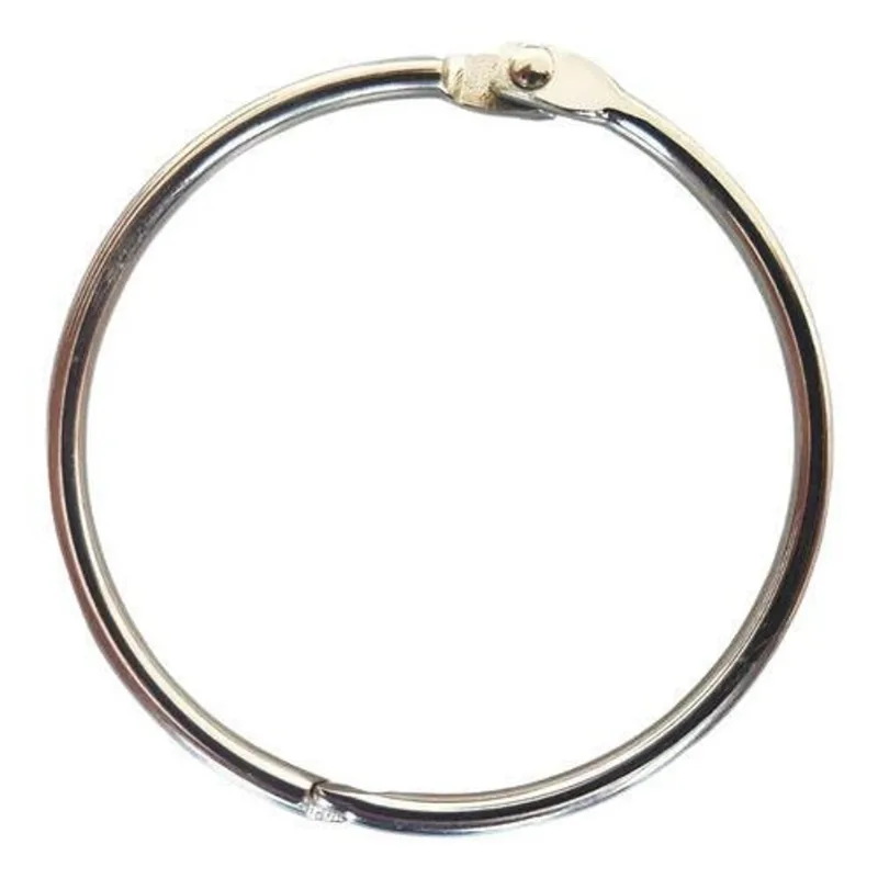 Pacote Com 8 Argolas Articulada 5cm (50mm) - Prata
